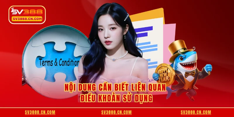 Nội dung cần biết liên quan điều khoản sử dụng