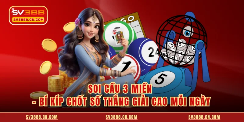 Soi Cầu 3 Miền - Bí Kíp Chốt Số Thắng Giải Cao Mỗi Ngày